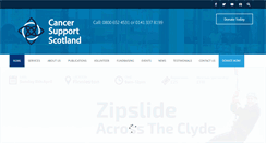Desktop Screenshot of cancersupportscotland.org